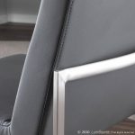 Fuji High Back Grey Contemporary Dining Chairs Stainless Steel (Set of 2) 20 Fuji High Back Grey Contemporary Dining Chairs Stainless Steel (Set of 2)