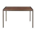 Fuji Industrial Antique Metal and Walnut Wood Dining Table 27 Fuji Industrial Antique Metal and Walnut Wood Dining Table