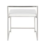 Fuji White Contemporary Stackable Dining Chairs (Set of 2) 19 Fuji White Contemporary Stackable Dining Chairs (Set of 2)