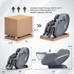 Full Body SL-Track Massage Chair with Zero-Gravity Design