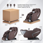 Full Body SL-Track Massage Chair with Zero-Gravity Design
