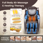 Zero Gravity Full Body Massage Chair with SL Track Heating 20 Zero Gravity Full Body Massage Chair with SL Track Heating