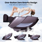 Zero Gravity 4D Massage Recliner with Airbags and Foot Rollers