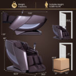 Zero Gravity 4D Massage Recliner with Airbags and Foot Rollers