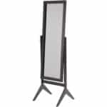 Freestanding Full Length Cheval Mirror with Tilt in Espresso