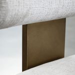 GETZ Buff Fabric Lounge Chair with Patina Bronze Frame 10 GETZ Buff Fabric Lounge Chair with Patina Bronze Frame