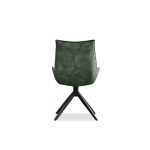 GIULIA Forest Green Fabric Swivel Dining Chair 11 GIULIA Forest Green Fabric Swivel Dining Chair