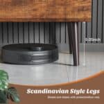 Mid-Century Modern Lift-Top Coffee Table with Storage Brown Finish