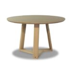 48 Inch Round Solid Wood Scandinavian Dining Table Blonde 5 48 Inch Round Solid Wood Scandinavian Dining Table Blonde