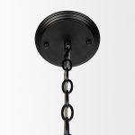 Gabriel Large Matte Black Chandelier