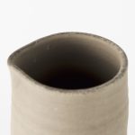 Garand Large 18.8H Two-Toned Black/Natural Ceramic Jug