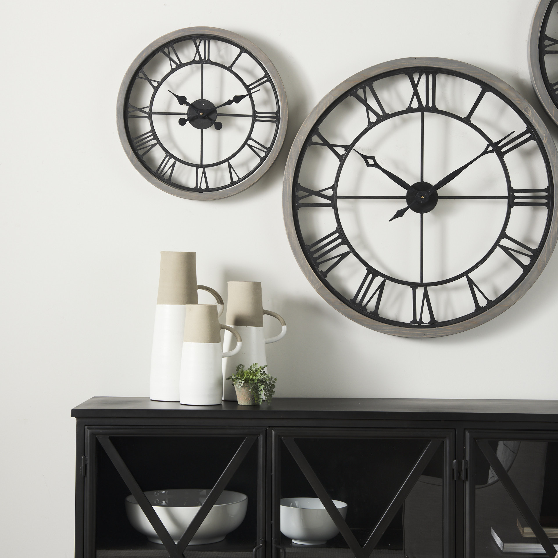 Garand Medium 15H Two-Toned White Natural Ceramic Jug 3 Garand Medium 15H Two-Toned White Natural Ceramic Jug - Image 3