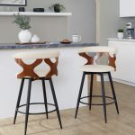 Gardenia 25-Inch Contemporary Cream Swivel Counter Stool (Set of 2) 11 Gardenia 25-Inch Contemporary Cream Swivel Counter Stool (Set of 2)