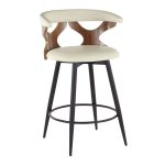 Gardenia 25-Inch Contemporary Cream Swivel Counter Stool (Set of 2) 14 Gardenia 25-Inch Contemporary Cream Swivel Counter Stool (Set of 2)