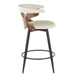 Gardenia 25-Inch Contemporary Cream Swivel Counter Stool (Set of 2) 15 Gardenia 25-Inch Contemporary Cream Swivel Counter Stool (Set of 2)