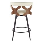Gardenia 25-Inch Contemporary Cream Swivel Counter Stool (Set of 2) 17 Gardenia 25-Inch Contemporary Cream Swivel Counter Stool (Set of 2)