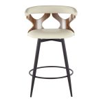 Gardenia 25-Inch Contemporary Cream Swivel Counter Stool (Set of 2) 18 Gardenia 25-Inch Contemporary Cream Swivel Counter Stool (Set of 2)