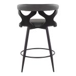 Gardenia 25-Inch Contemporary Swivel Grey Faux Leather Counter Stools (Set of 2) 17 Gardenia 25-Inch Contemporary Swivel Grey Faux Leather Counter Stools (Set of 2)