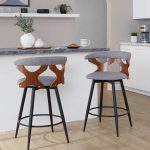 Gardenia 25-Inch Light Grey Contemporary Swivel Counter Stools (Set of 2) 12 Gardenia 25-Inch Light Grey Contemporary Swivel Counter Stools (Set of 2)