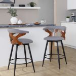 Gardenia 25-Inch Light Grey Contemporary Swivel Counter Stools (Set of 2) 11 Gardenia 25-Inch Light Grey Contemporary Swivel Counter Stools (Set of 2)