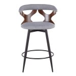 Gardenia 25-Inch Light Grey Contemporary Swivel Counter Stools (Set of 2) 18 Gardenia 25-Inch Light Grey Contemporary Swivel Counter Stools (Set of 2)