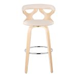 Gardenia 30 Contemporary Cream Swivel Barstools (Set of 2) 21 Gardenia 30 Contemporary Cream Swivel Barstools (Set of 2)