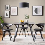 Gardenia Black Swivel Contemporary Dining Accent Chair 9 Gardenia Black Swivel Contemporary Dining Accent Chair