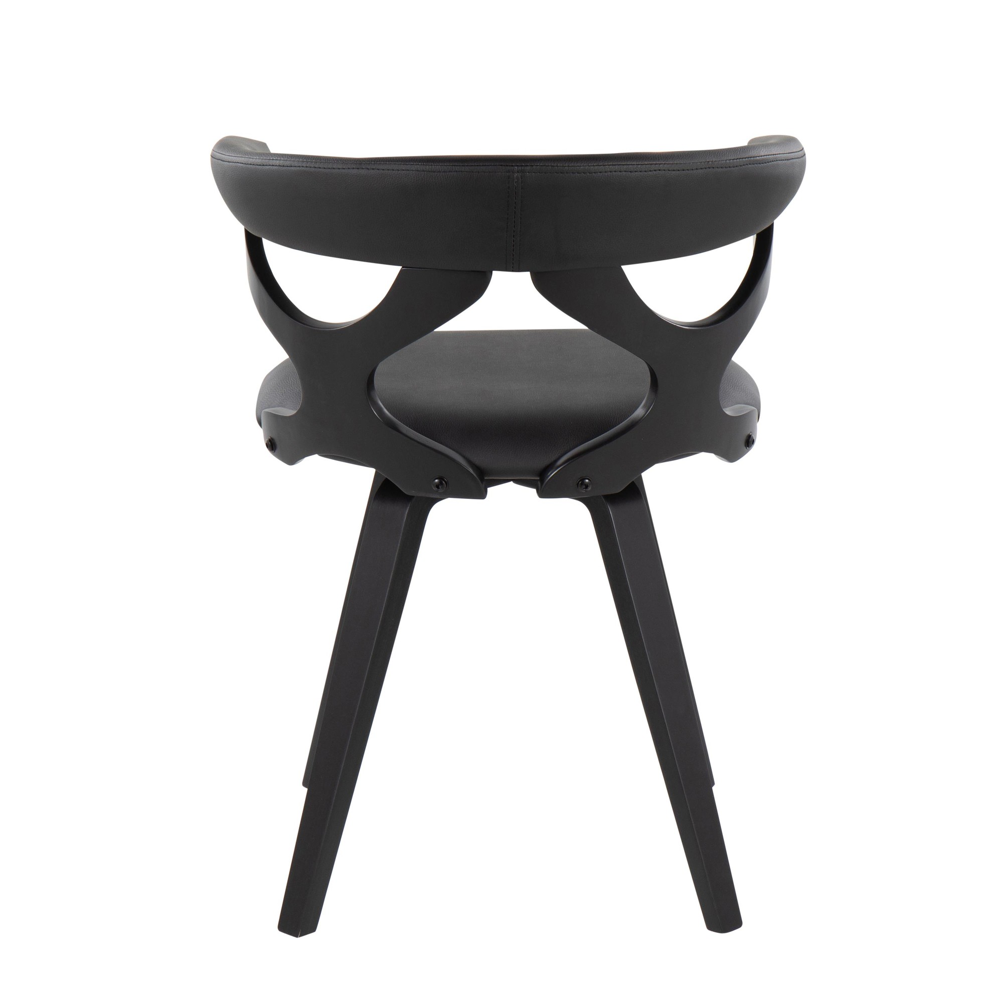 Gardenia Black Swivel Contemporary Dining Accent Chair 5 Gardenia Black Swivel Contemporary Dining Accent Chair - Image 5