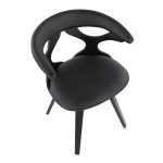Gardenia Black Swivel Contemporary Dining Accent Chair 15 Gardenia Black Swivel Contemporary Dining Accent Chair