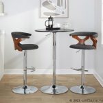 Gardenia Charcoal Swivel Adjustable Mid-Century Modern Barstool (Set of 2) 14 Gardenia Charcoal Swivel Adjustable Mid-Century Modern Barstool (Set of 2)