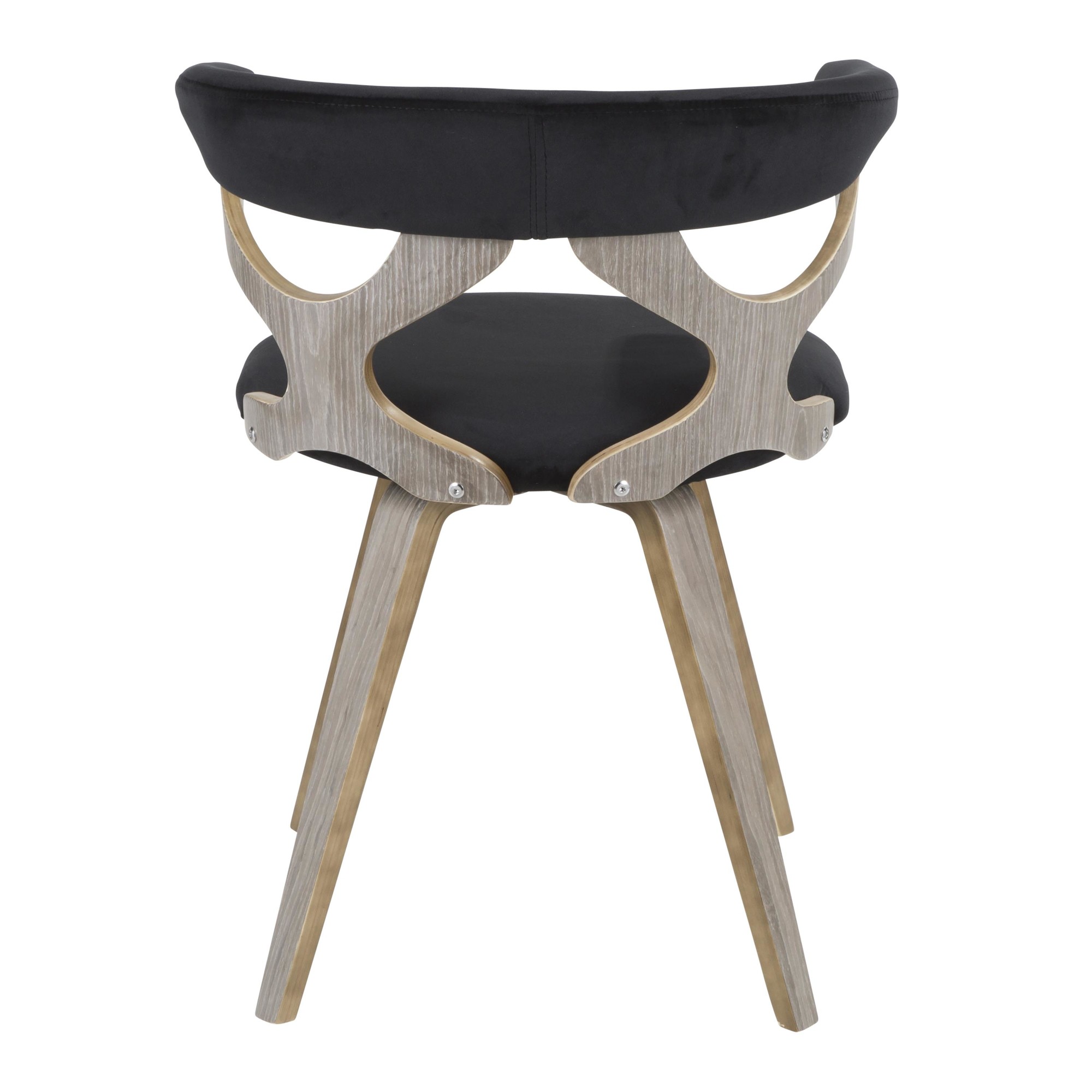 Gardenia Light Grey Swivel Cutout Mid-Century Modern Accent Chair 11 Gardenia Light Grey Swivel Cutout Mid-Century Modern Accent Chair - Image 11