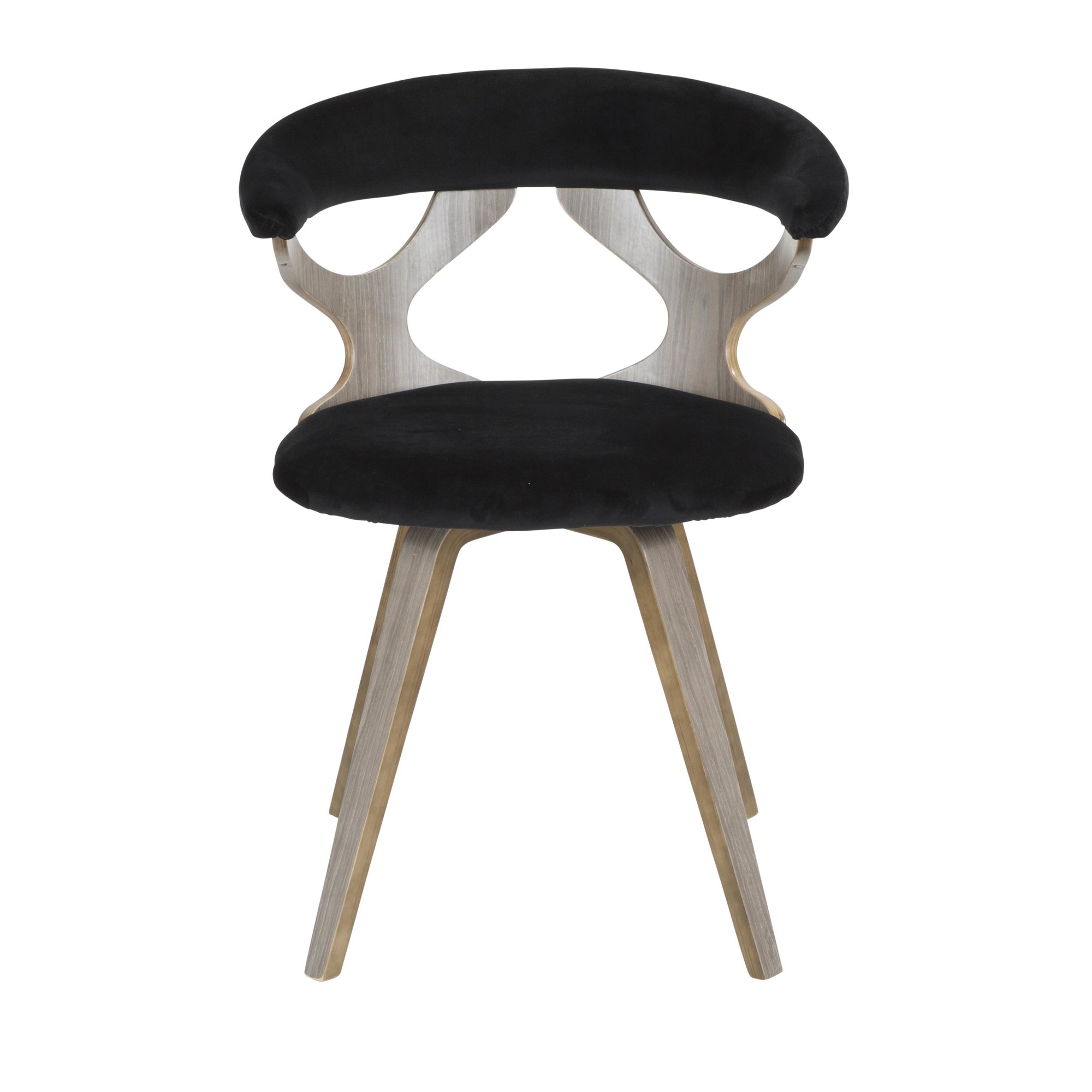 Gardenia Light Grey Swivel Cutout Mid-Century Modern Accent Chair 12 Gardenia Light Grey Swivel Cutout Mid-Century Modern Accent Chair - Image 12