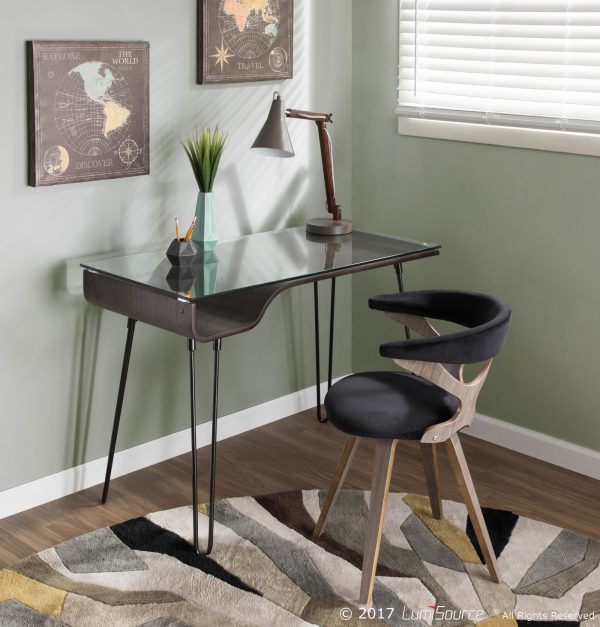 Gardenia Light Grey Swivel Cutout Mid Century Modern Accent Chair 6