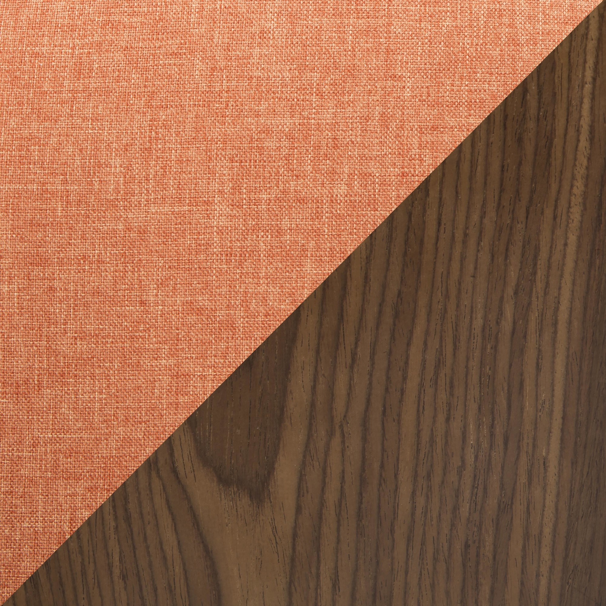 Gardenia Walnut Orange Mid-Century Modern Adjustable Swivel Barstool 9 Gardenia Walnut Orange Mid-Century Modern Adjustable Swivel Barstool - Image 9