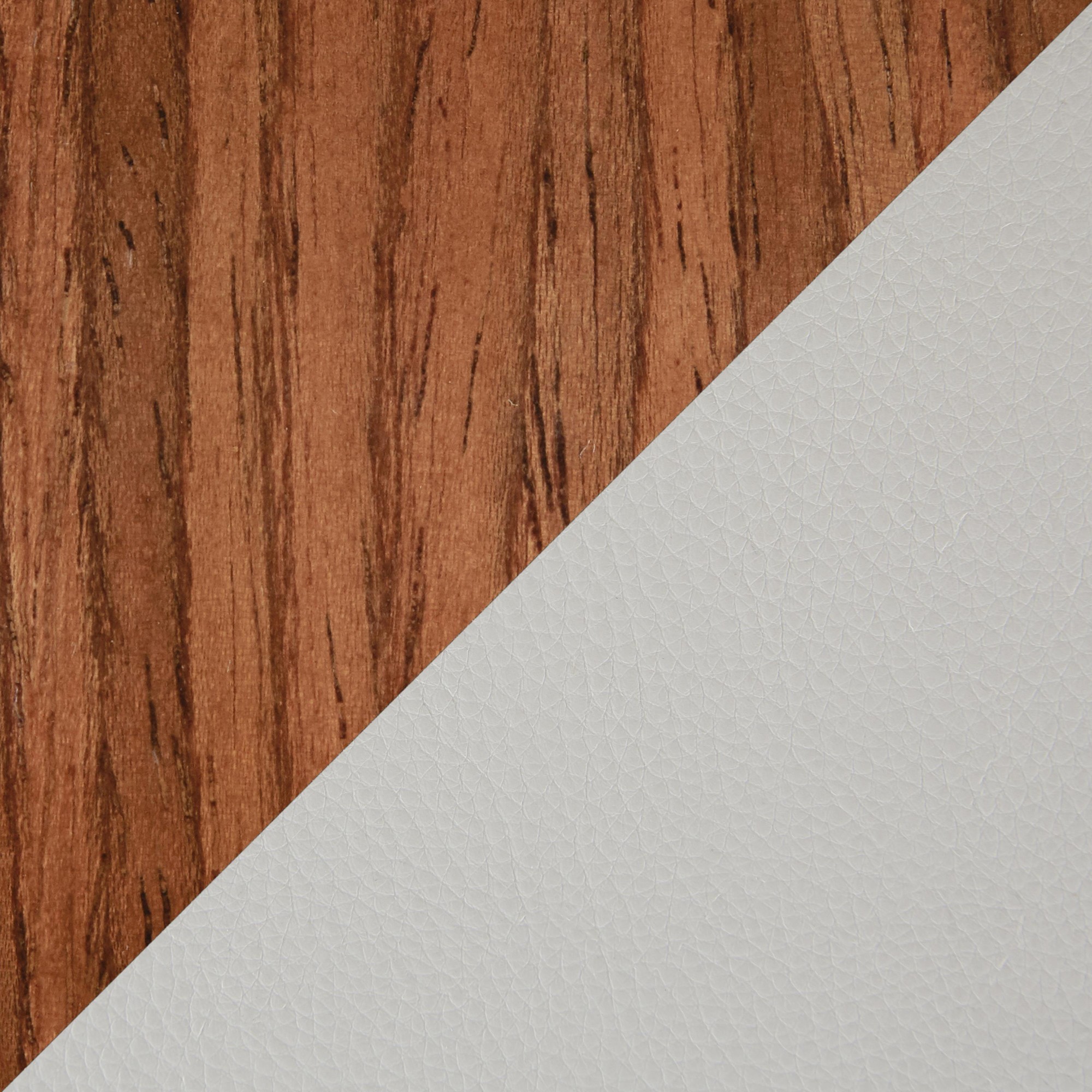 Gardenia Walnut Wood Cream Faux Leather Mid-Century Counter Stools (Set of 2) 8 Gardenia Walnut Wood Cream Faux Leather Mid-Century Counter Stools (Set of 2) - Image 8