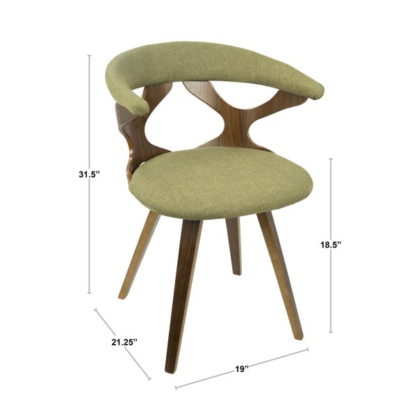 Gardenia White Washed Wood Cream Fabric Mid Century Swivel Accent Chair 7