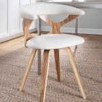 Gardenia Zebra Wood Cream Fabric 29-Inch Swivel Accent Chair