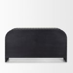Gehry I 62.3x16.5 Black Metal Frame w/Wood Accent 4 Cabinet Door Two Drawer Sideboard