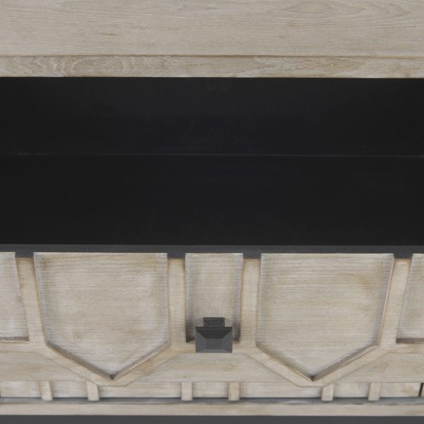 Genevieve II Light Brown Fir Veneer 9 Drawer Sideboard 9