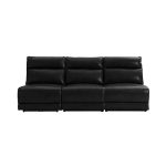 Genuine Black Leather Power Reclining Sectional with USB Ports 6 Genuine Black Leather Power Reclining Sectional with USB Ports