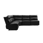 Genuine Leather Power Reclining Sectional with USB Charging 6 Genuine Leather Power Reclining Sectional with USB Charging