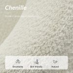 George Ivory Chenille Modern Barrel Accent Chair 8 George Ivory Chenille Modern Barrel Accent Chair