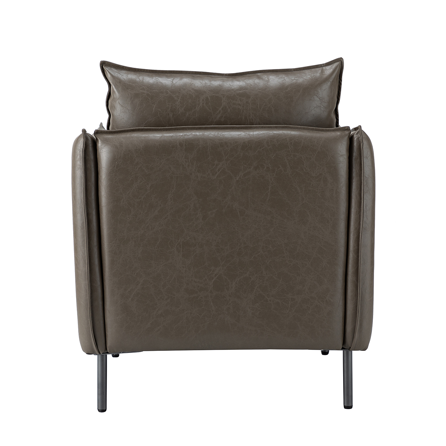 Georges Modern Vegan Leather Armchair 4 Georges Modern Vegan Leather Armchair - Image 4