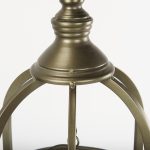 Gerson I Large Cage-Style Gold Metal Candle Holder Lantern