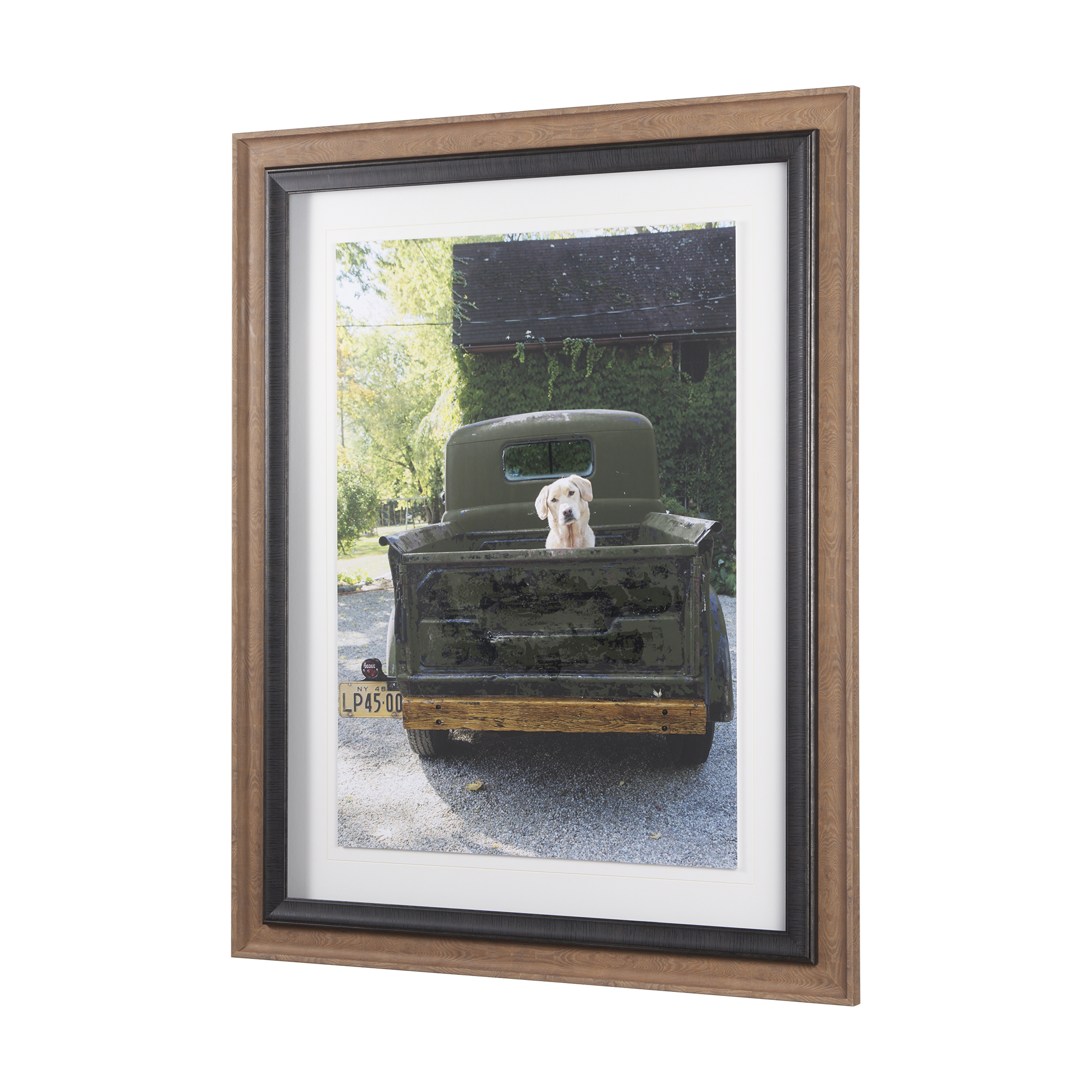 Get Out of Dodge Hunter Green by Mercana a Hand Embellished Framed Art Print Matted under Glass 2 Get Out of Dodge Hunter Green by Mercana a Hand Embellished Framed Art Print Matted under Glass - Image 2