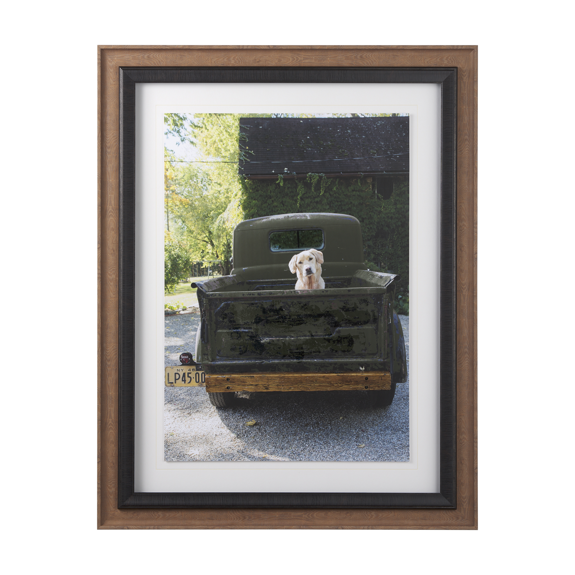 Get Out of Dodge Hunter Green by Mercana a Hand Embellished Framed Art Print Matted under Glass 1 Get Out of Dodge Hunter Green by Mercana a Hand Embellished Framed Art Print Matted under Glass