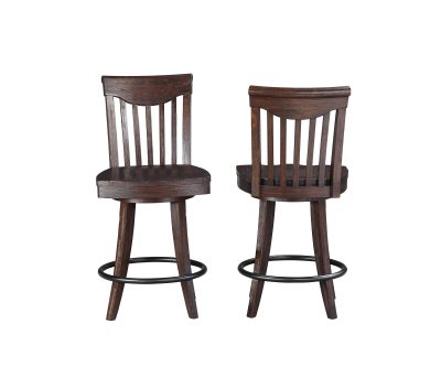 Gettysburg 24-Inch Swivel Counter Stool (Pack of 2)