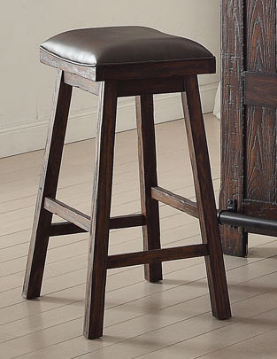 Gettysburg 30-Inch Saddle Bar Stool