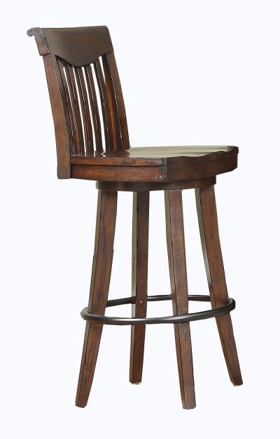 Gettysburg 30-Inch Swivel Bar Stool