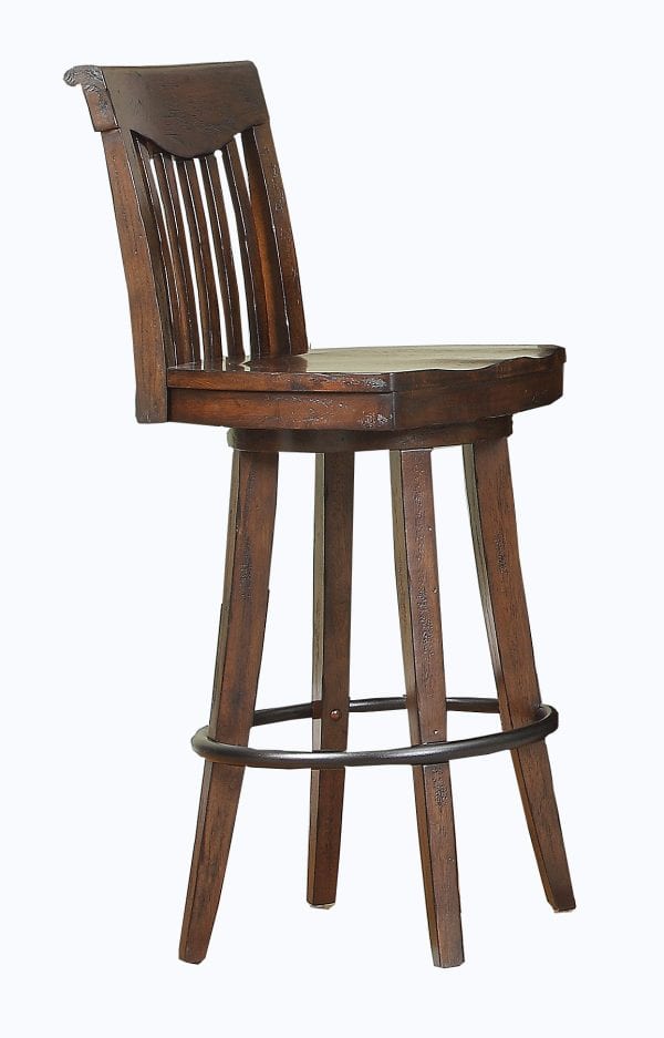 Gettysburg 30 Inch Swivel Bar Stool